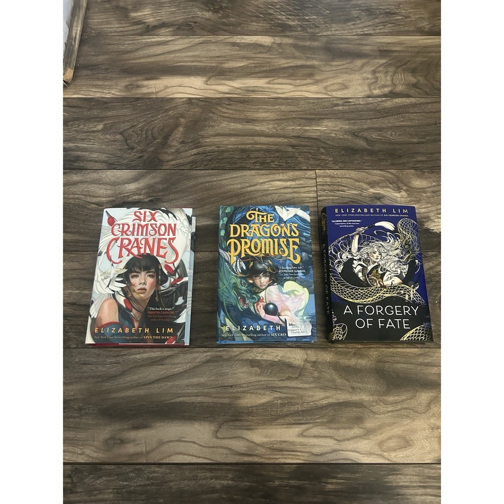 A Forgery of Fate, Promise Dragon, Six Crane by Elizabeth Lim Hardcover Book Set